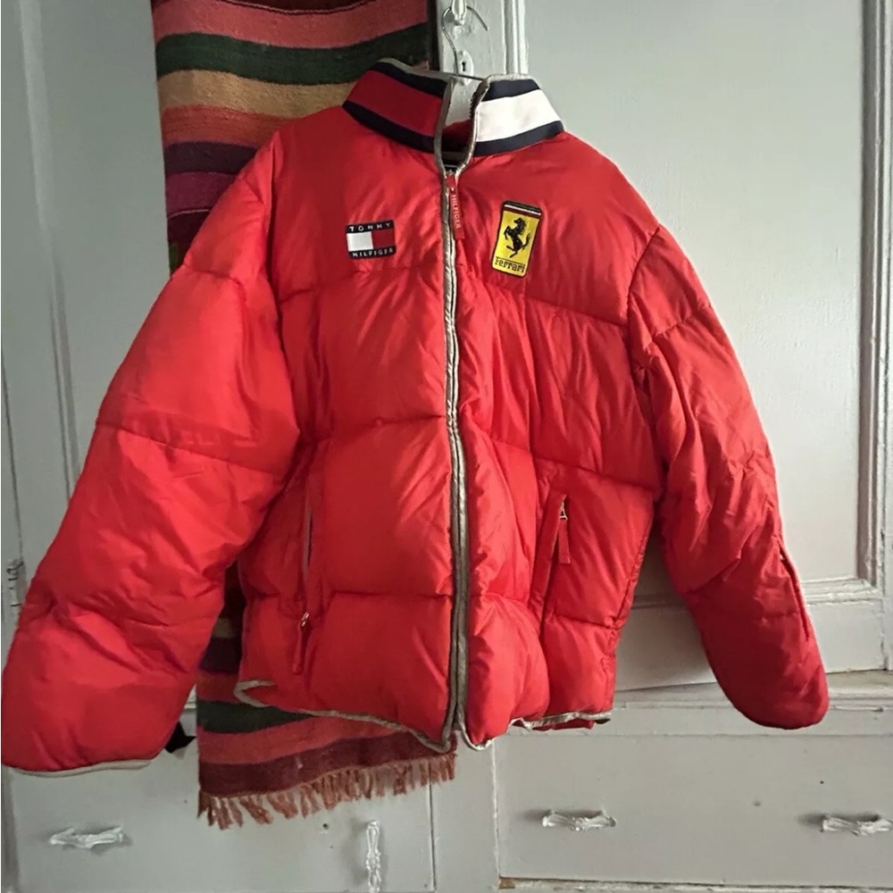 Tommy Hilfiger Red formula 1 F1 Puffer Jacket